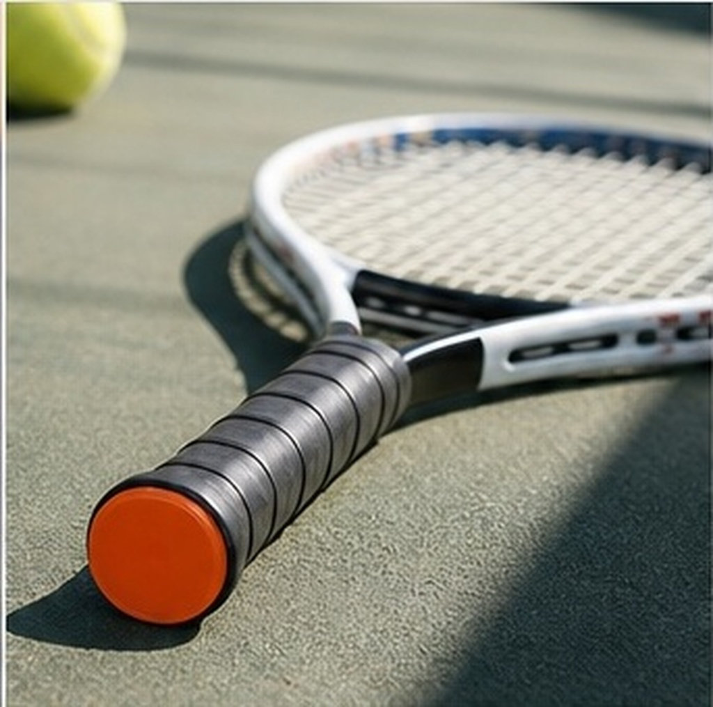 Badminton Racket Carbon - غطاء سيليكون لمقابض مضارب الريشة، غطاء