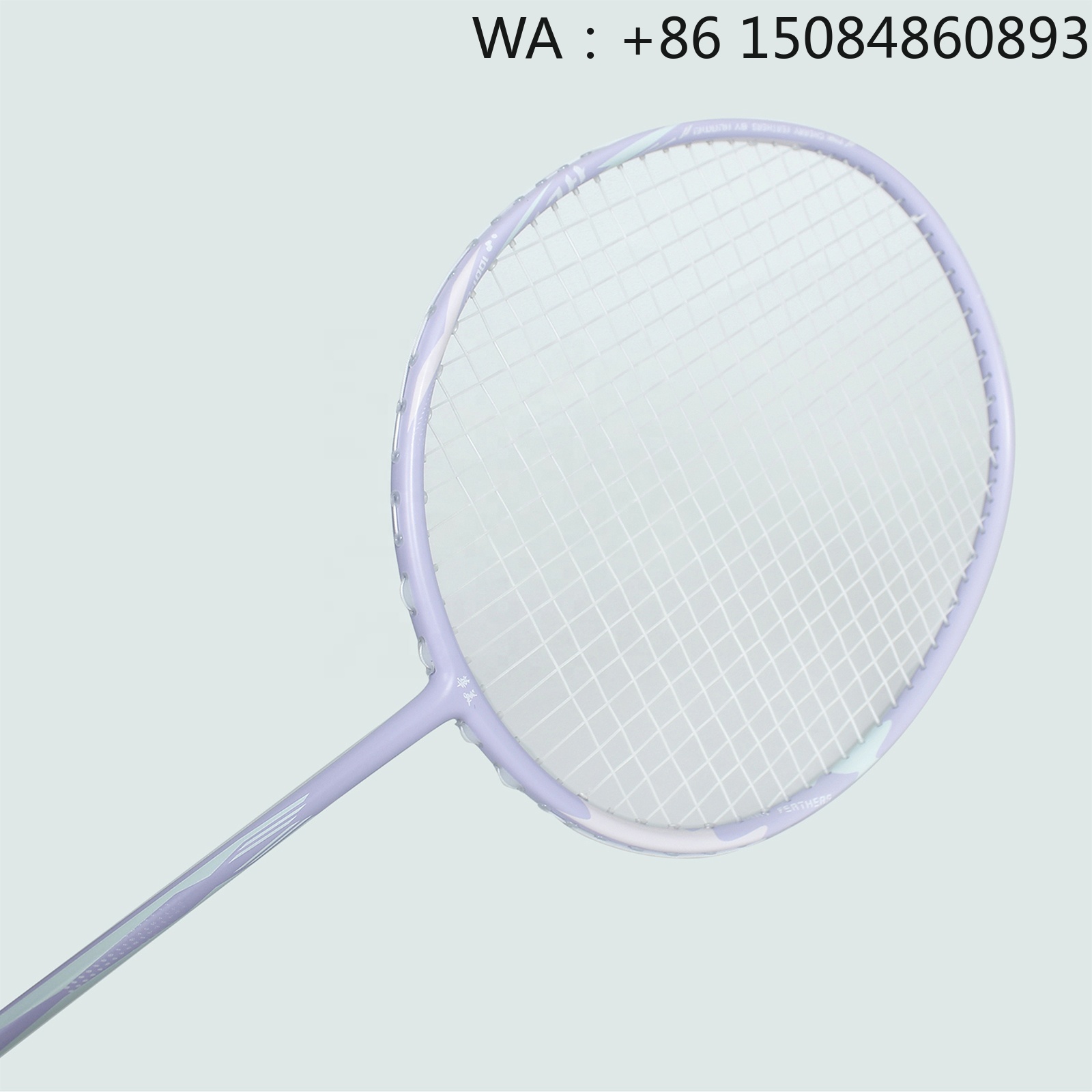 مضرب تنس الريشة من مادة ألياف  - مراجعة Badminton Materi وسعره