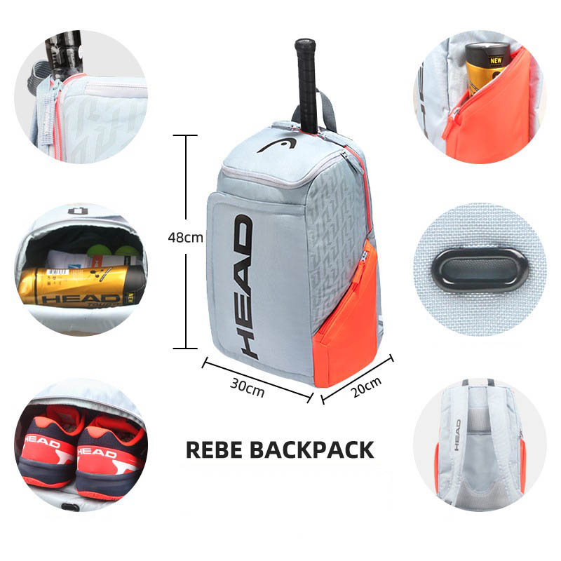 حقيبة ظهر رياضية أصلية من هيد  - مراجعة Badminton Bag وسعره