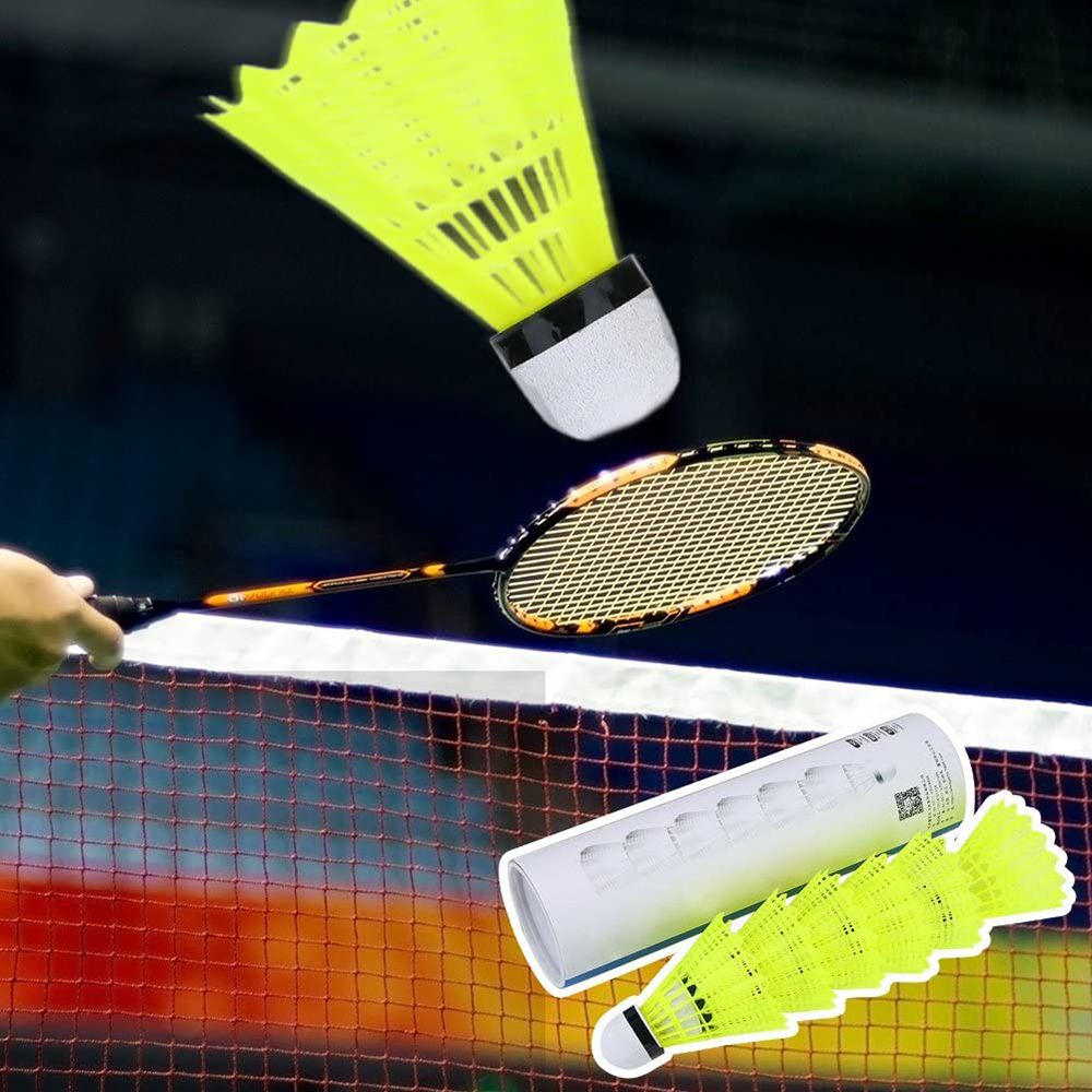 ريشات بادمنتون بلاستيكية متينة - مراجعة Badminton Shuttlecock وسعره