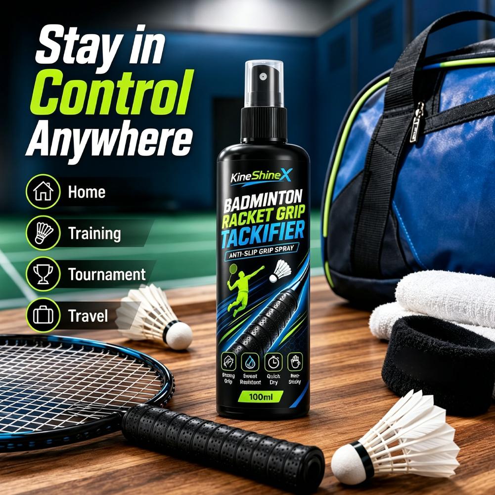 بخاخ مانع للانزلاق لمقابض مضار - مراجعة Badminton Grip وسعره